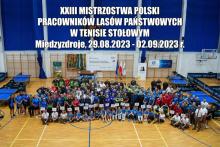 LEŚNICY Z CAŁEJ POLSKI RYWALIZOWALI W TENISIE STOŁOWYM W NADMORSKIEJ SCENERII